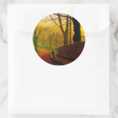 Sticker Rond Novembre après-midi Stapleton Park Grimshaw (Sac)