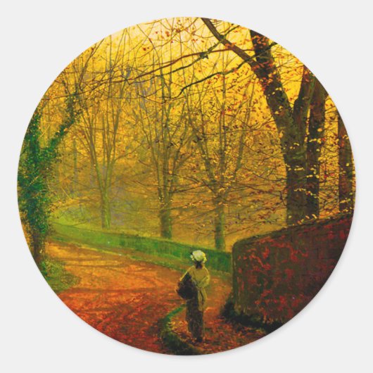 Sticker Rond Novembre après-midi Stapleton Park Grimshaw (Devant)