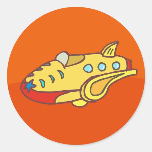 Sticker Rond NOVINO Super Jet (Devant)