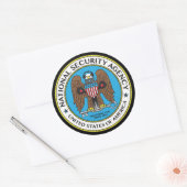 STICKER ROND NSA (Enveloppe)