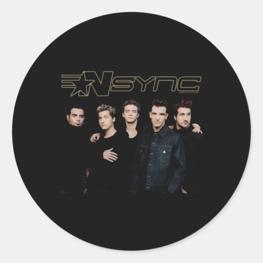 Sticker Rond Nsync Official Do Your Thing (Devant)