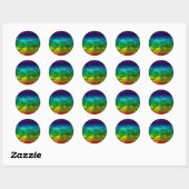 Sticker Rond nuage (Feuille)