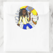 Sticker Rond Nuage 69 (Sac)