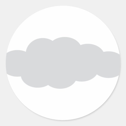 Sticker Rond nuage 9 (Devant)