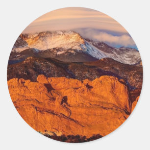 Sticker Rond Nuage lenticulaire