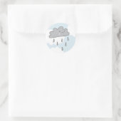 Sticker Rond Nuage triste (Sac)