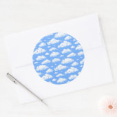 Sticker Rond Nuages (Enveloppe)