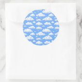 Sticker Rond Nuages (Sac)