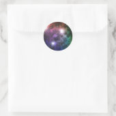 Sticker Rond Nuages spatiaux (Sac)