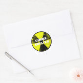 Sticker Rond nucléaire weapons (Enveloppe)