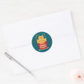 Sticker Rond Nuggets de chaton – 100% adorable, zéro poulet (Enveloppe)