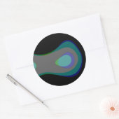 Sticker Rond Nuit 1059 (Enveloppe)
