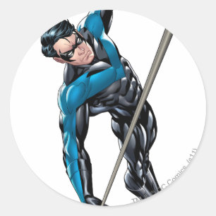 Sticker Rond Nuit avec corde