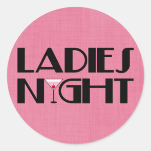 Sticker Rond Nuit des dames