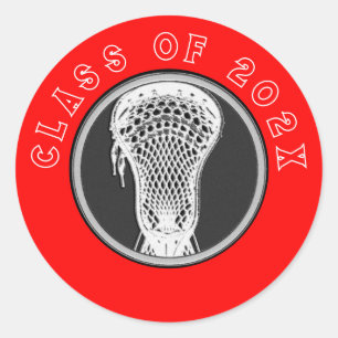 Sticker Rond Nuit principale de Lacrosse