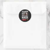 Sticker Rond Nuit Shift Nurse Funny Rn Rt Us Nurse (Sac)