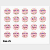 Sticker Rond Nuit Shift Nurse PAS POUR SOISSIES (Feuille)