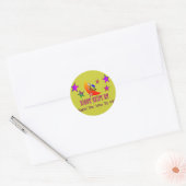 Sticker Rond Nuit Shift RT MOON Stick Man (Enveloppe)