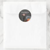 Sticker Rond Nuit Spooktaculaire (Sac)