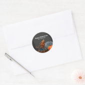 Sticker Rond Nuit Spooktaculaire (Enveloppe)