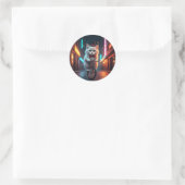 Sticker Rond Nuits Nuit, Vol (Sac)