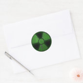 Sticker Rond Nuke vert (Enveloppe)
