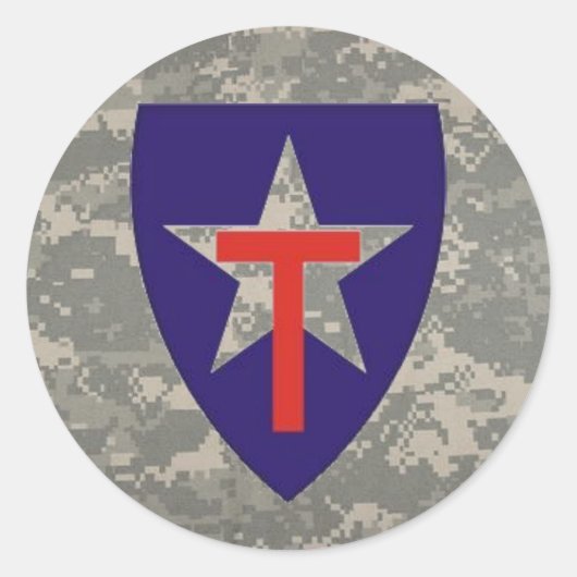 Sticker Rond numérique, décalque étoile TXSG (Devant)