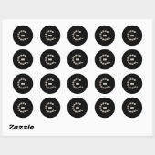 Sticker Rond Numéros des anciens numéros de téléphone (Feuille)