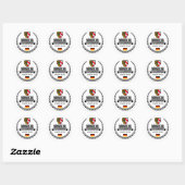 Sticker Rond Nuremberg (Feuille)