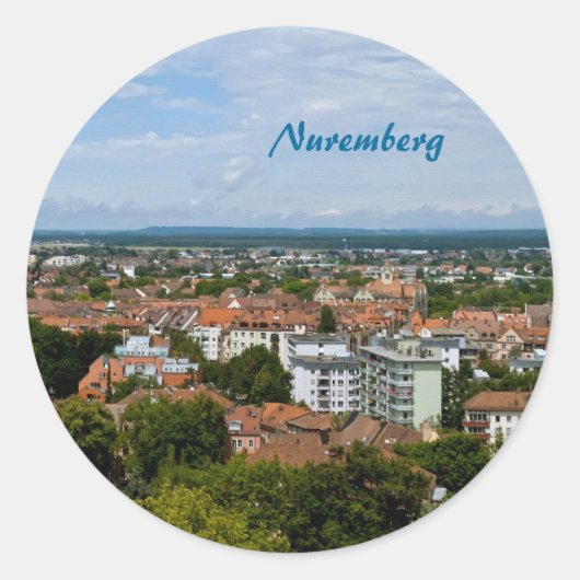 Sticker Rond Nuremberg (Devant)