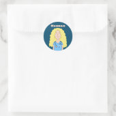 Sticker Rond Nurse (Sac)