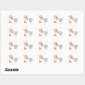 Sticker Rond Nurse bear (Feuille)