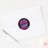Sticker Rond Nurse Gift I'm A Proud Mom Of Nurse (Enveloppe)