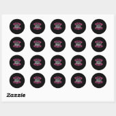 Sticker Rond Nurse Gift | Nurse Kind Of Like A Doctor (Feuille)