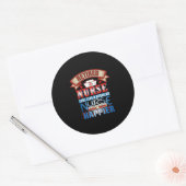 Sticker Rond Nurse Gift | Retired Nurse Just Like A Reguular (Enveloppe)