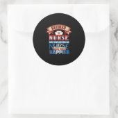 Sticker Rond Nurse Gift | Retired Nurse Just Like A Reguular (Sac)