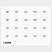 Sticker Rond Nurse Loading Glitch Pixel Art Design (Feuille)