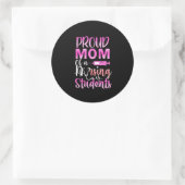 Sticker Rond Nurse | Mère de Proud (Sac)
