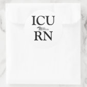 Sticker Rond Nurseguardianlogo, ICURN (Sac)