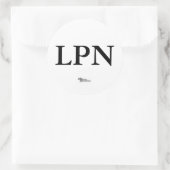 Sticker Rond nurseguardianlogo, LPN (Sac)