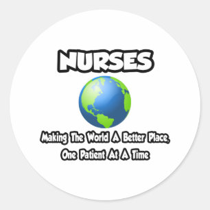 Sticker Rond Nurses.