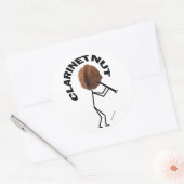 Sticker Rond Nut Clarinet (Enveloppe)