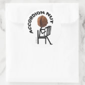 Sticker Rond Nut d'accordion (Sac)
