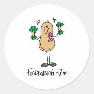 Sticker Rond Nut de collecte de fonds