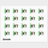 Sticker Rond Nut de golf 1 (Feuille)