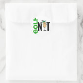 Sticker Rond Nut de golf 1 (Sac)