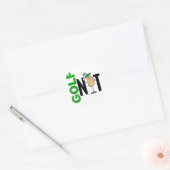 Sticker Rond Nut de golf 1 (Enveloppe)