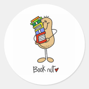 Sticker Rond Nut de livre