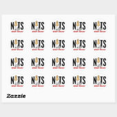 Sticker Rond Nut de soccer 2 (Feuille)