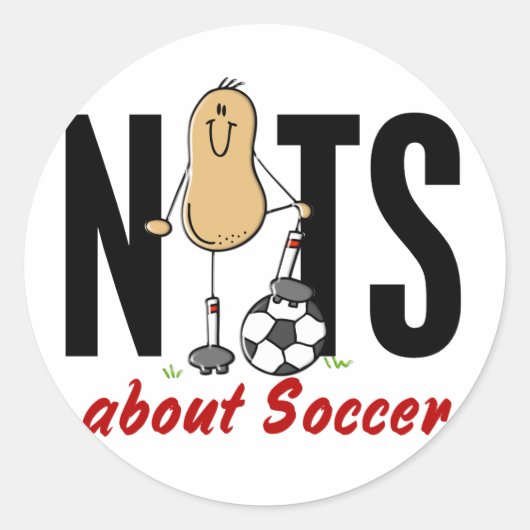 Sticker Rond Nut de soccer 2 (Devant)